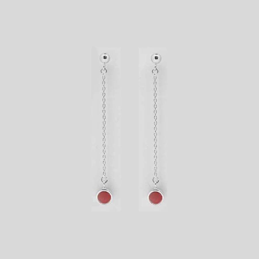boucles d'oreilles pendantes rouge boucles d'oreilles pendantes rouge
