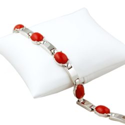 bracelet en corail rouge