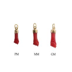 Pendentif main corail 3 tailles