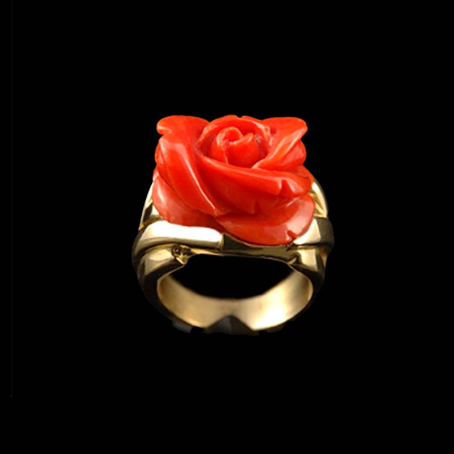 Bague corail sales