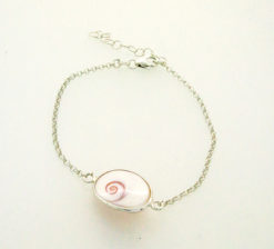 Lot De Bijoux Fantaisie En Nacre (collier, Bracelet) - Couleur Argenté, Acier Inox - Occasion