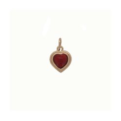 Pendentif En Corail Méditerranéen Poli - 5 Cm - Rouge - Longueur Réglable 41-45 Cm