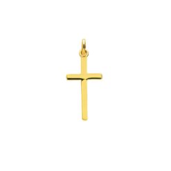 Pendentif croix or jaune