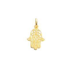 Pendentif main de fatma or jaune