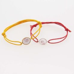 Bracelet cordon oeil sainte Lucie