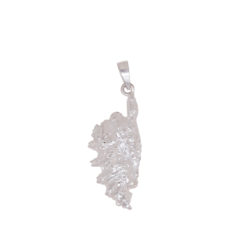 Pendentif Corse relief argent