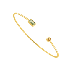 Bracelet Joelli Péridot Citrine Or Jaune