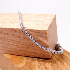 Bracelet ligne diamants