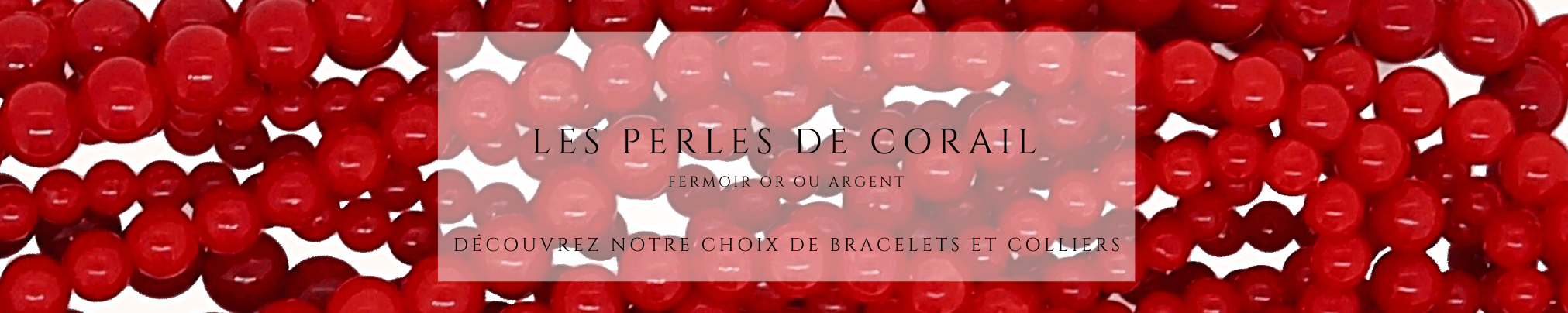 perles corail rouge corse