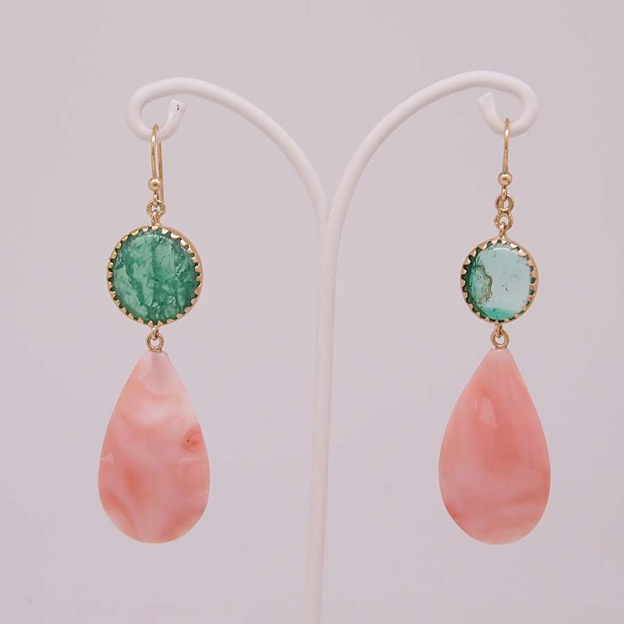 Boucles d'oreilles CORAIL – Les bijoux d'isabelle